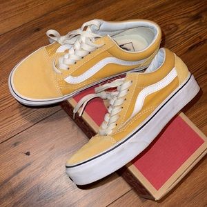 Mustard Yellow Old Skool Vans